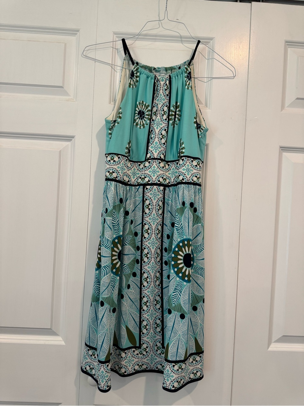 Dressbarn Petite 6 Floral Sleeveless A-Line Dress Quiet Luxury Cottagecore - Picture 9 of 15